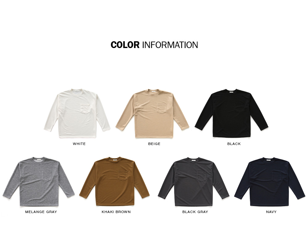 7COLORSワンポケットTシャツ・全7色 | 詳細画像2
