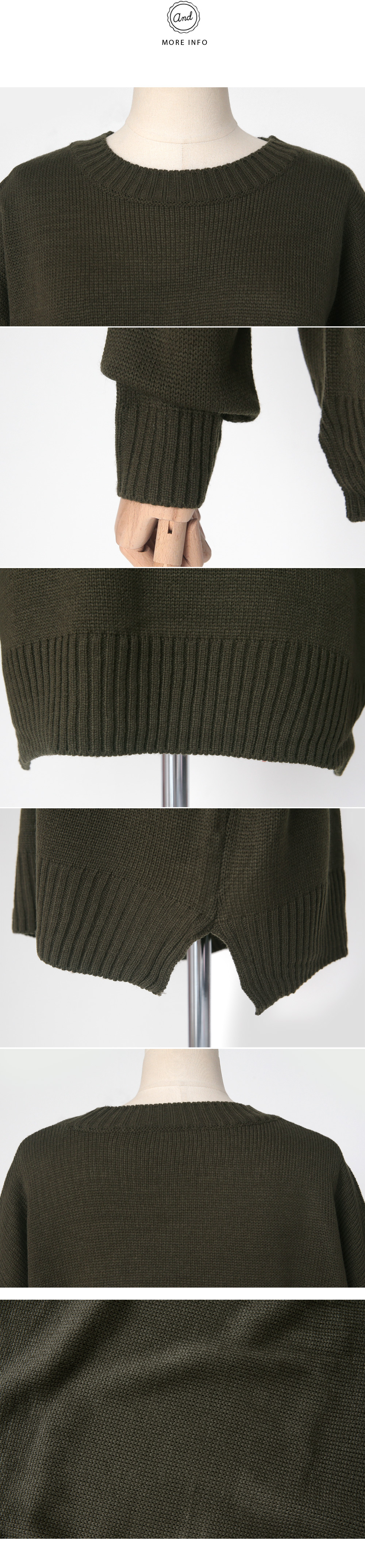 ドロップショルダーニットプルオーバー･全4色 | DHOLIC | 詳細画像7