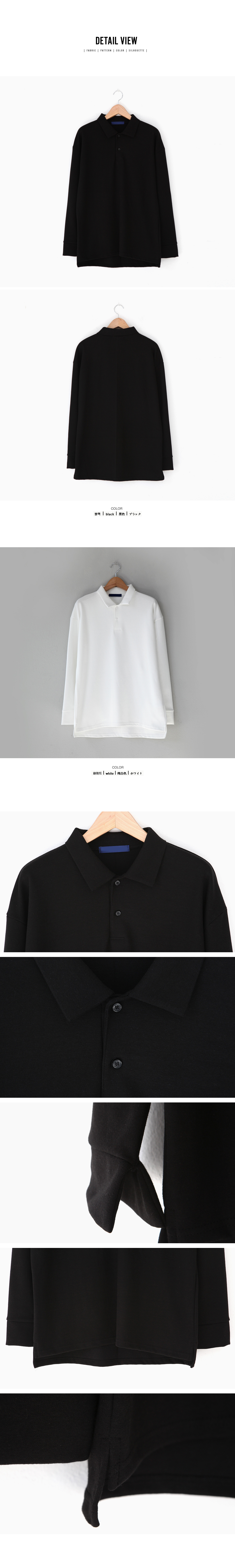アンバランスヘムポロネックTシャツ・全2色 | 詳細画像7