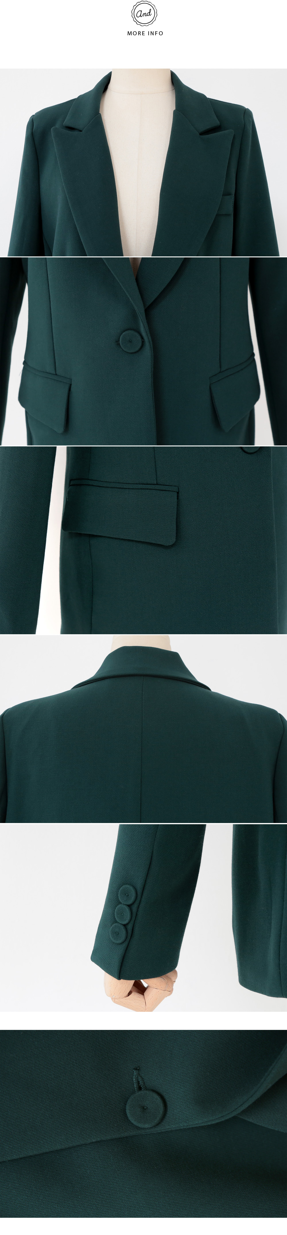 くるみボタンテーラードジャケット・全3色 | DHOLIC | 詳細画像6