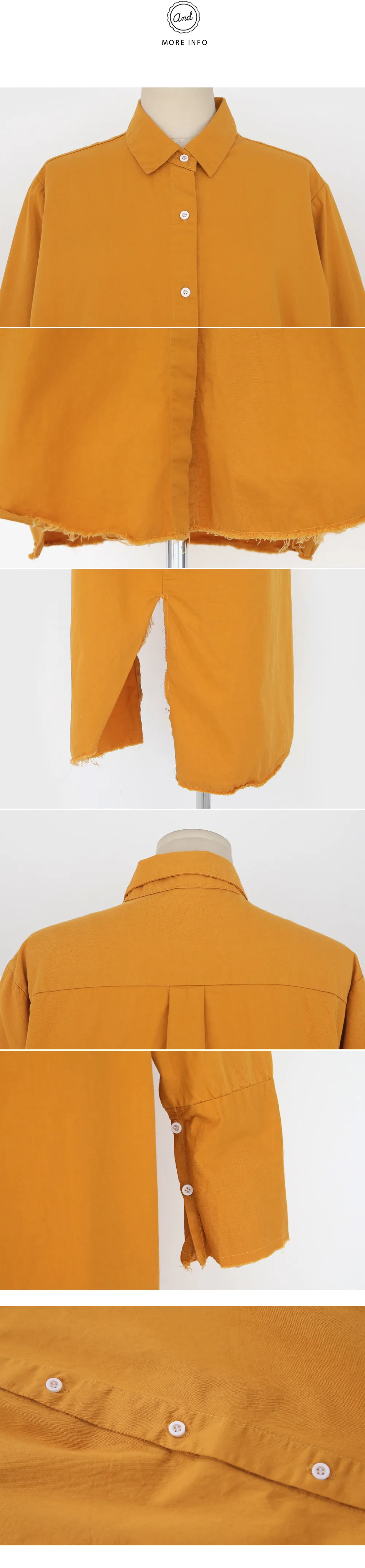 フレイドヘムロングシャツ・全3色 | DHOLIC | 詳細画像9