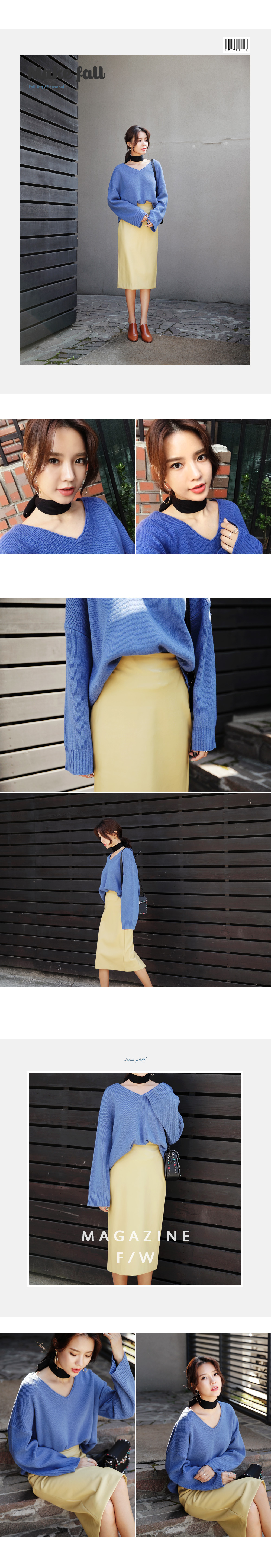 レザーライクタイトミディスカート・全3色 | DHOLIC | 詳細画像2