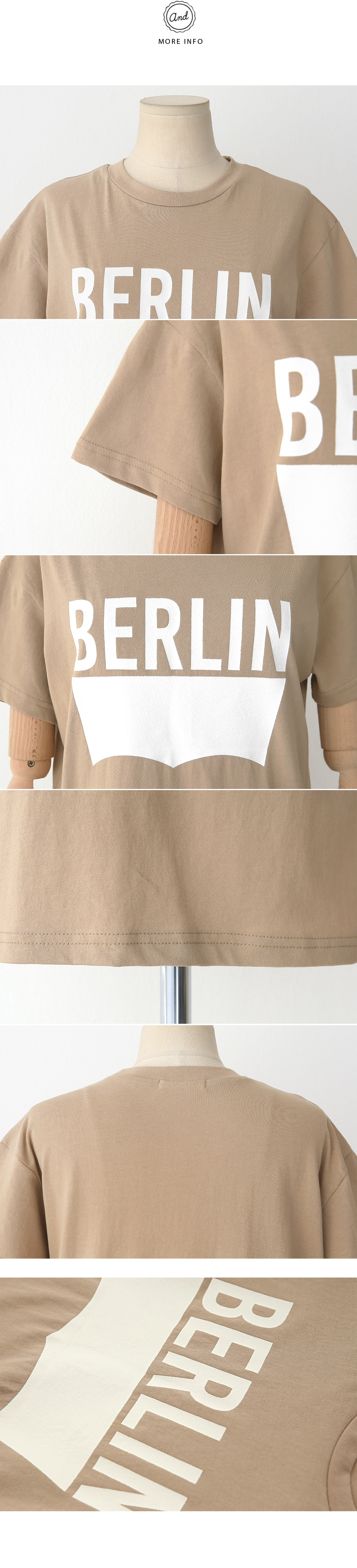 BERLINプリントTシャツ・全3色 | DHOLIC | 詳細画像8