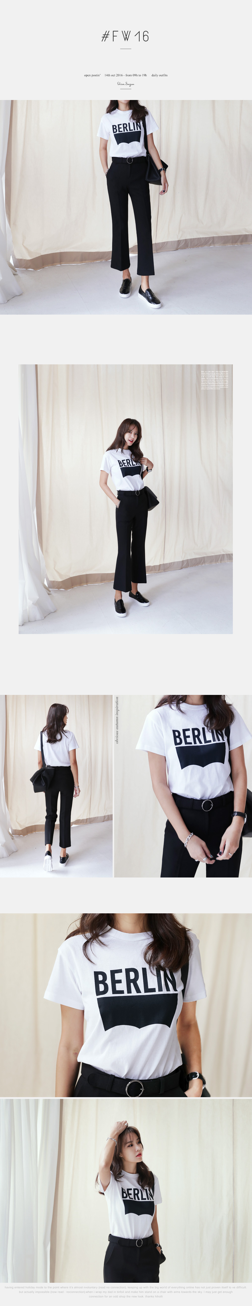 BERLINプリントTシャツ・全3色 | DHOLIC | 詳細画像2