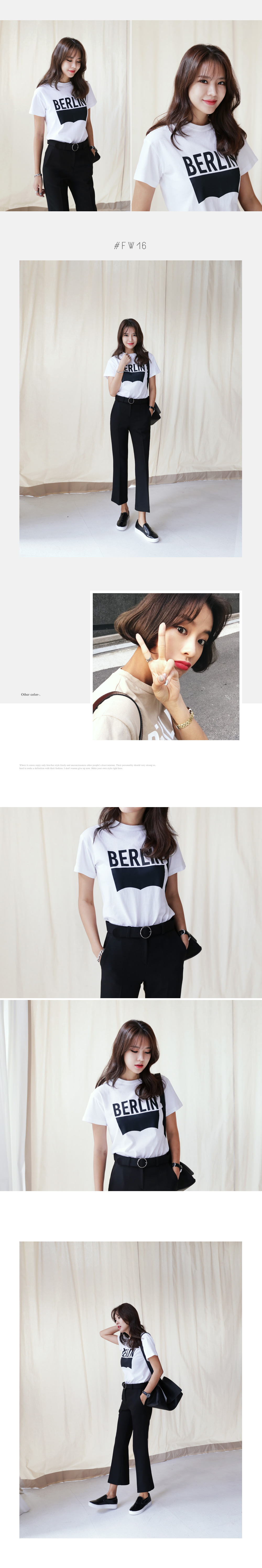 BERLINプリントTシャツ・全3色 | DHOLIC | 詳細画像3