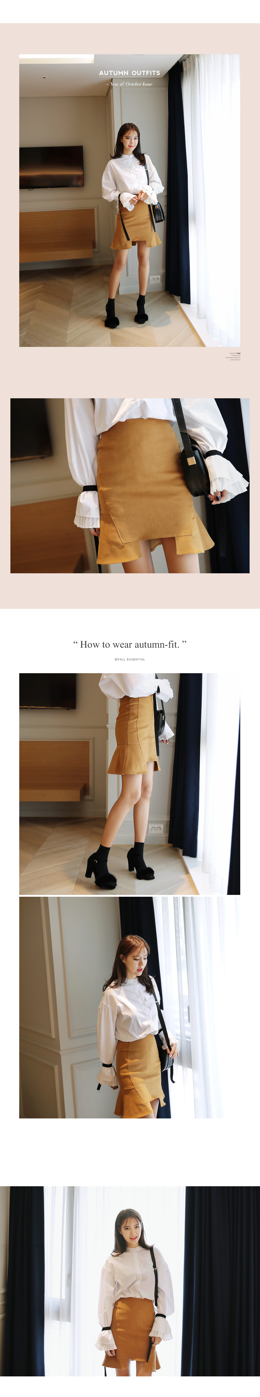 ユニークヘムマーメイドスカート･全3色 | DHOLIC | 詳細画像2