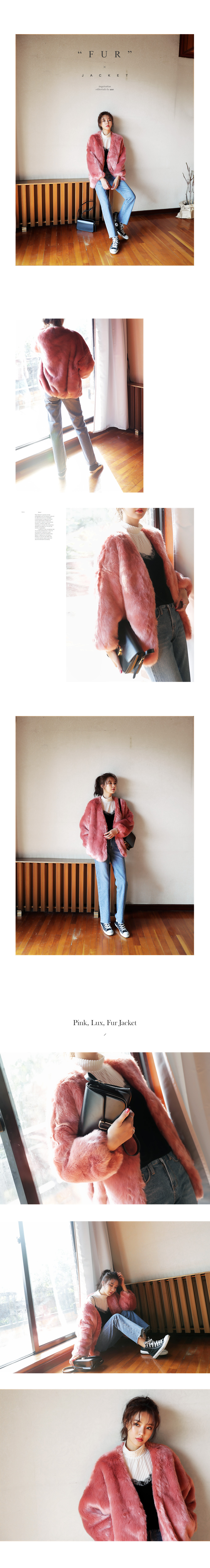 <font color=red><b>○雑誌掲載商品○</b></font>フェイクファーボリュームジャケット・全3色 | DHOLIC | 詳細画像5