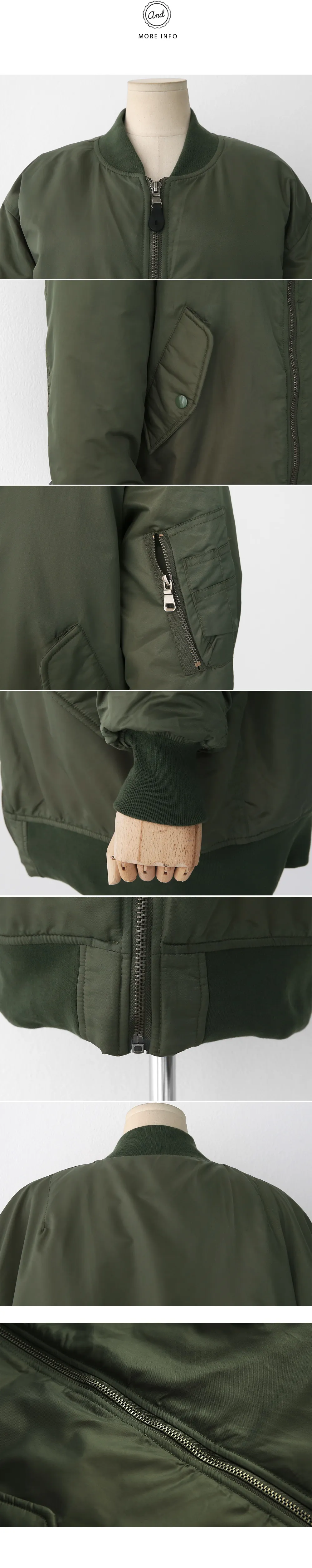 リバーシブルMA-1ジャケット・全2色 | DHOLIC | 詳細画像9