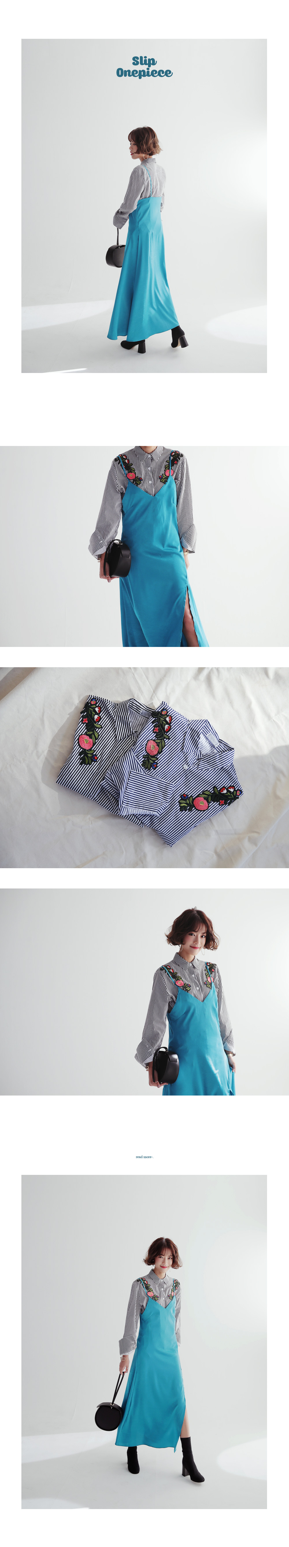 花刺繍ロンドンストライプシャツ・全2色 | DHOLIC | 詳細画像7