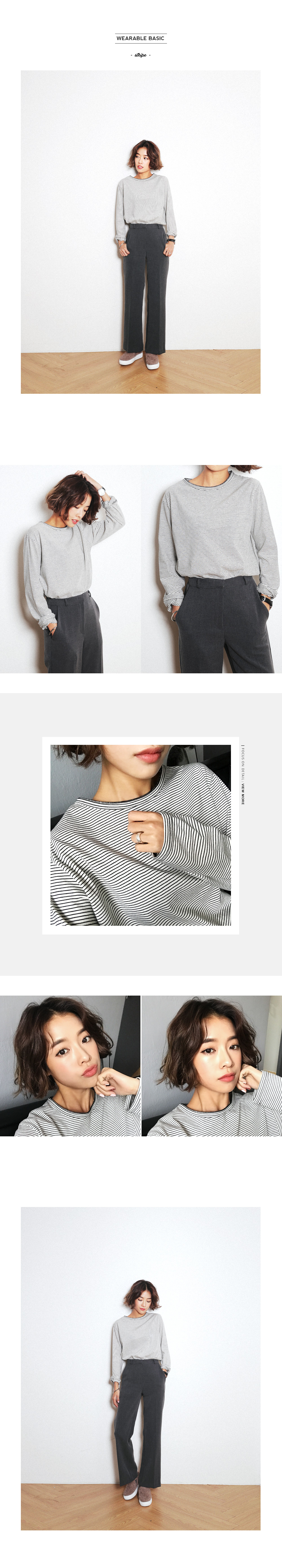 2TYPEオーバーサイズサイドスリットTシャツ・全4色 | DHOLIC | 詳細画像2
