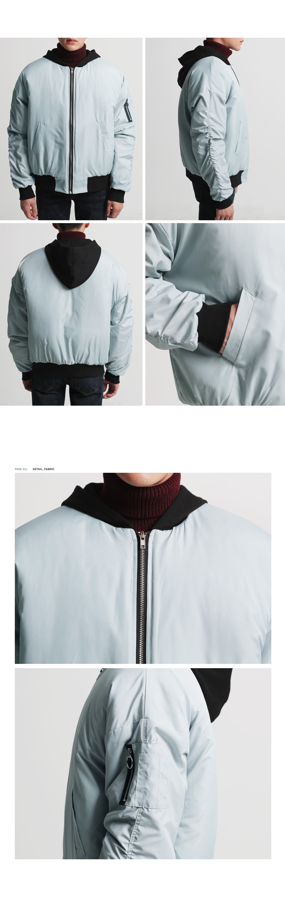 オーバーサイズフードMA-1ジャケット・全7色 | 詳細画像4