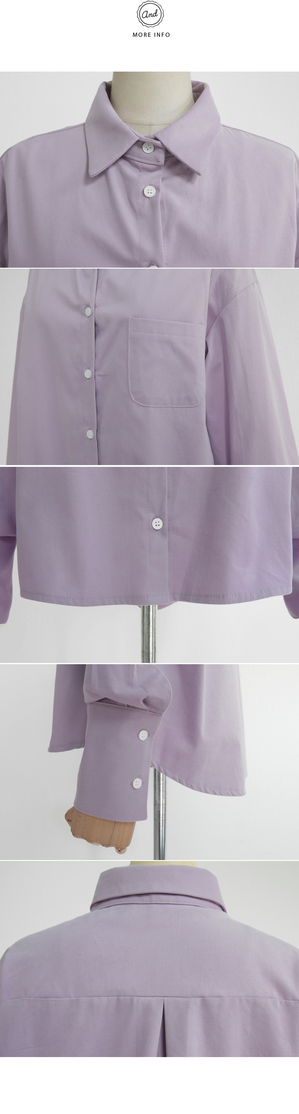 ロングカフスワンポケットシャツ・全2色 | DHOLIC | 詳細画像9