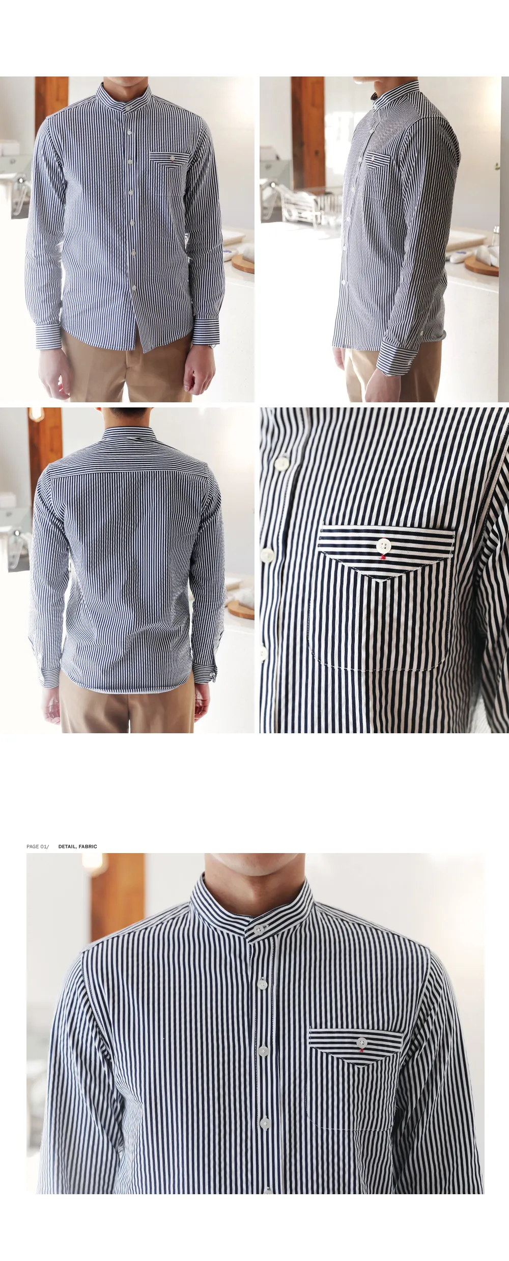 3TYPEカラーコットンシャツ・全6色 | 詳細画像4