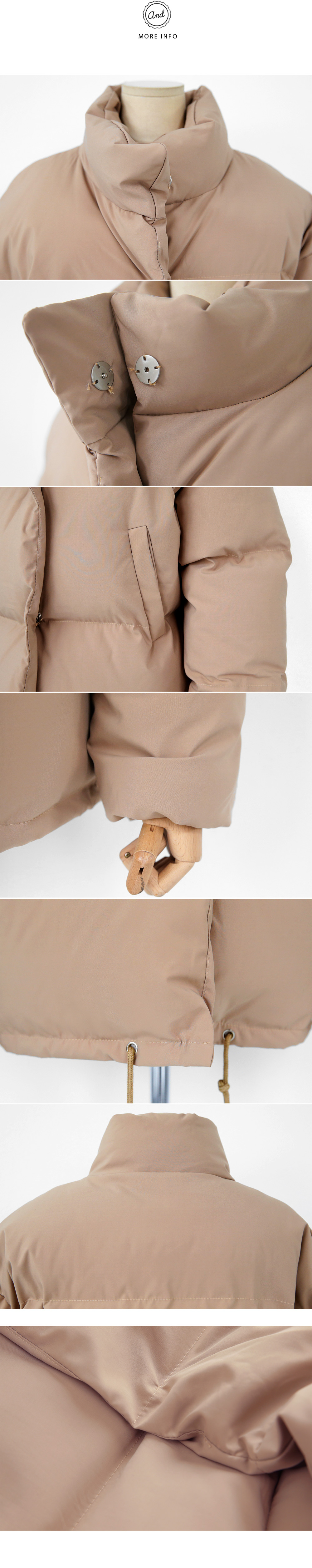 ハイネック中綿ショートジャケット・全3色 | DHOLIC | 詳細画像5