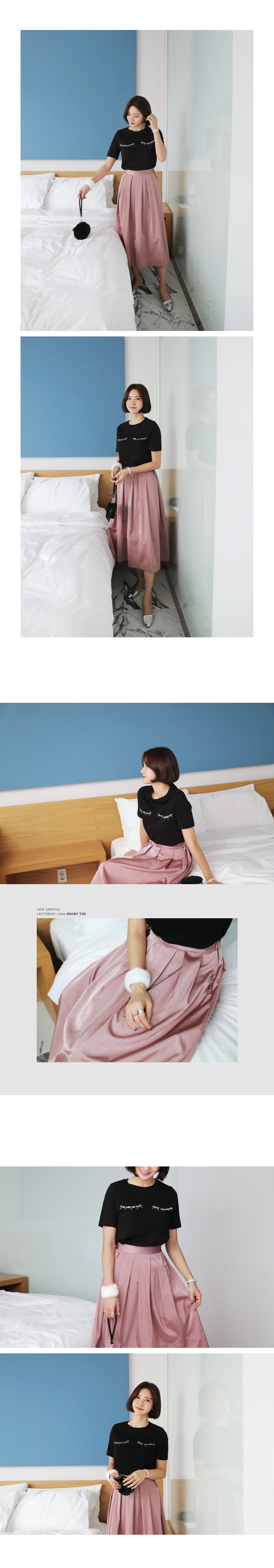 ユニークレタリングコットンTシャツ・全2色 | DHOLIC PLUS | 詳細画像4
