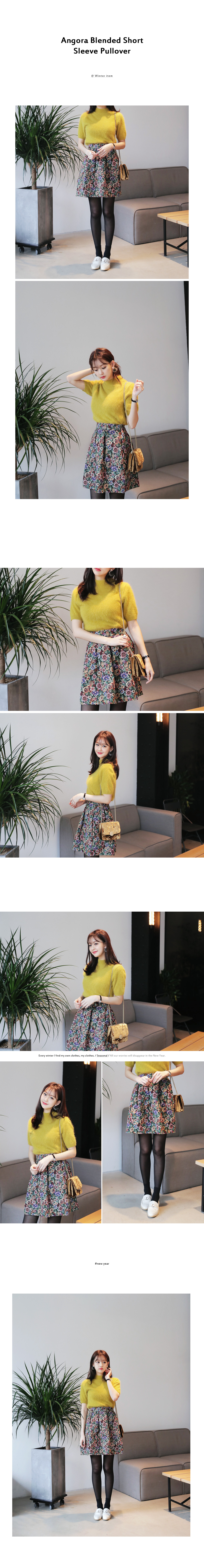 ゴブラン織りフレアミニスカート・全1色 | DHOLIC | 詳細画像2