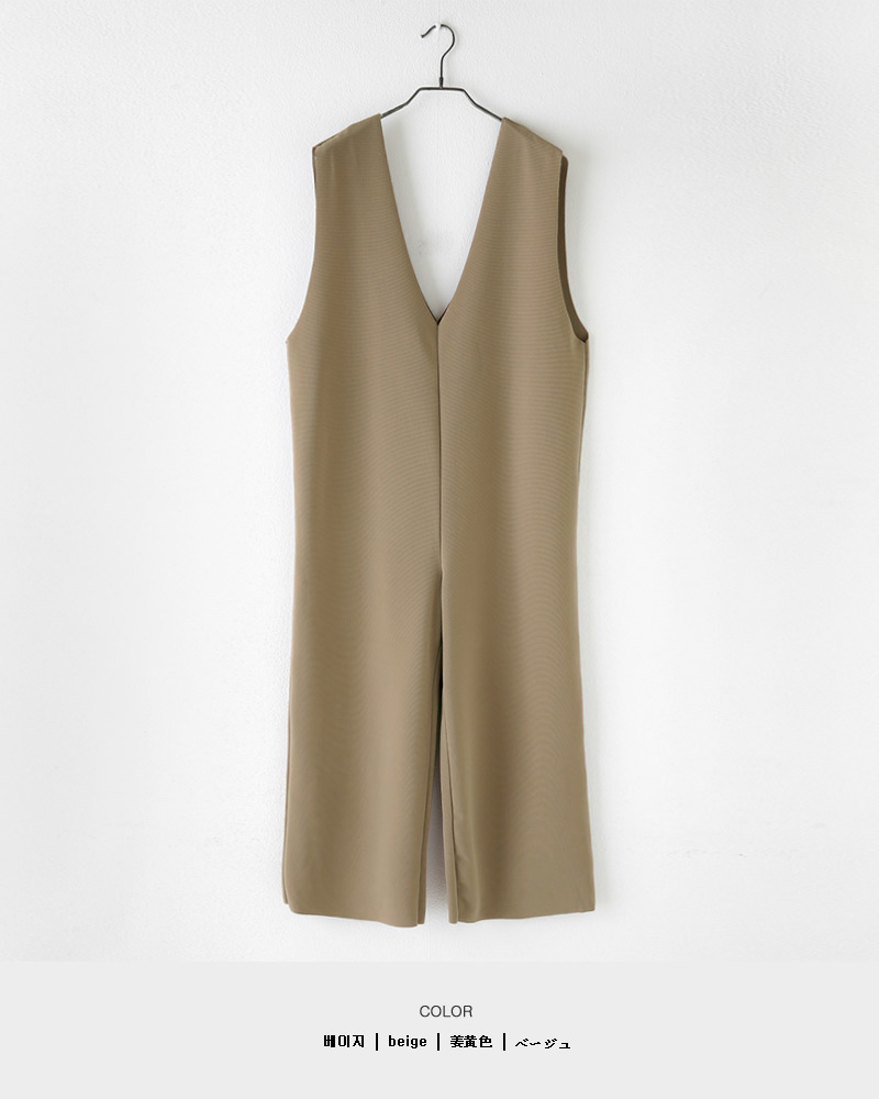 <font color=red><b><人気商品再入荷></b></font>Vネックスリーブレスオールインワン・全2色 | DHOLIC | 詳細画像19