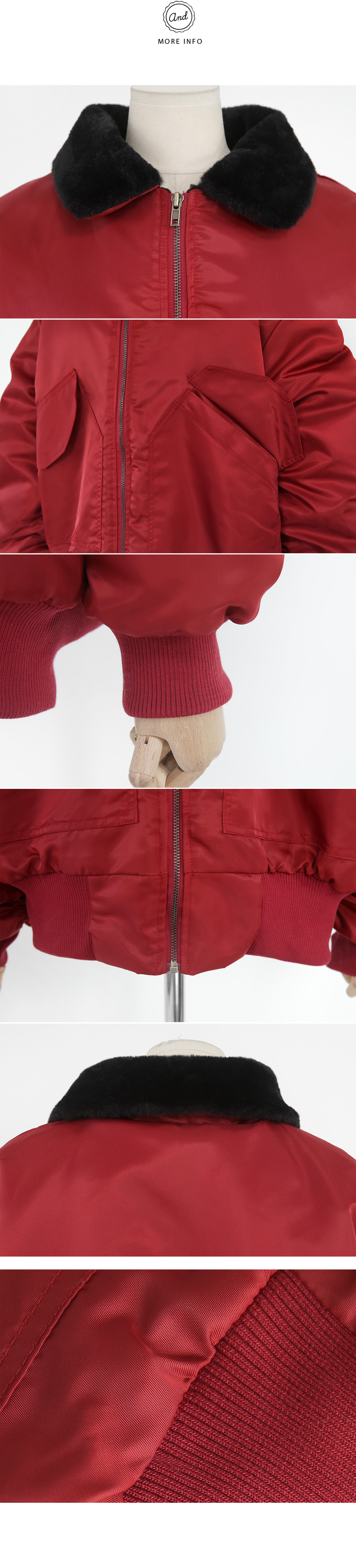 ファーカラーボアライニングジャケット・全2色 | DHOLIC | 詳細画像6