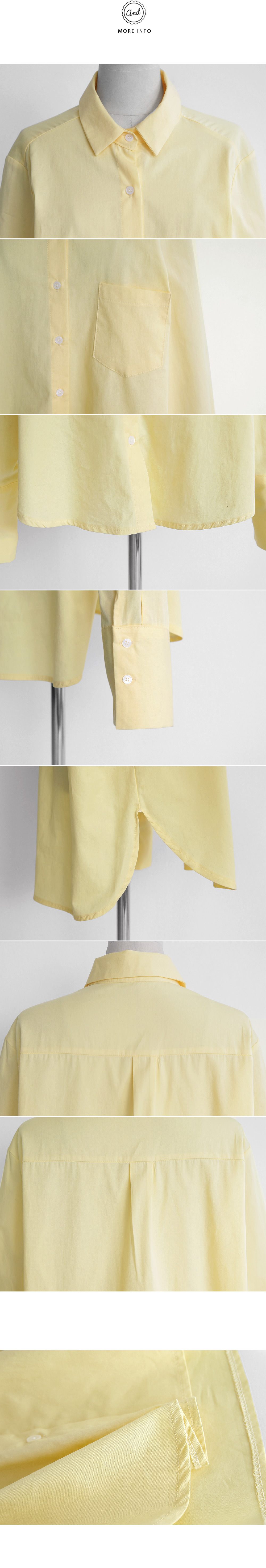 ロングスリーブワンポケットコットンシャツ・全4色 | DHOLIC | 詳細画像8