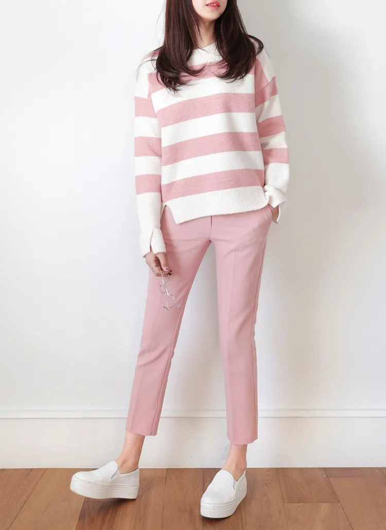 スリムスラックスパンツ・全6色 | DHOLIC | 詳細画像1