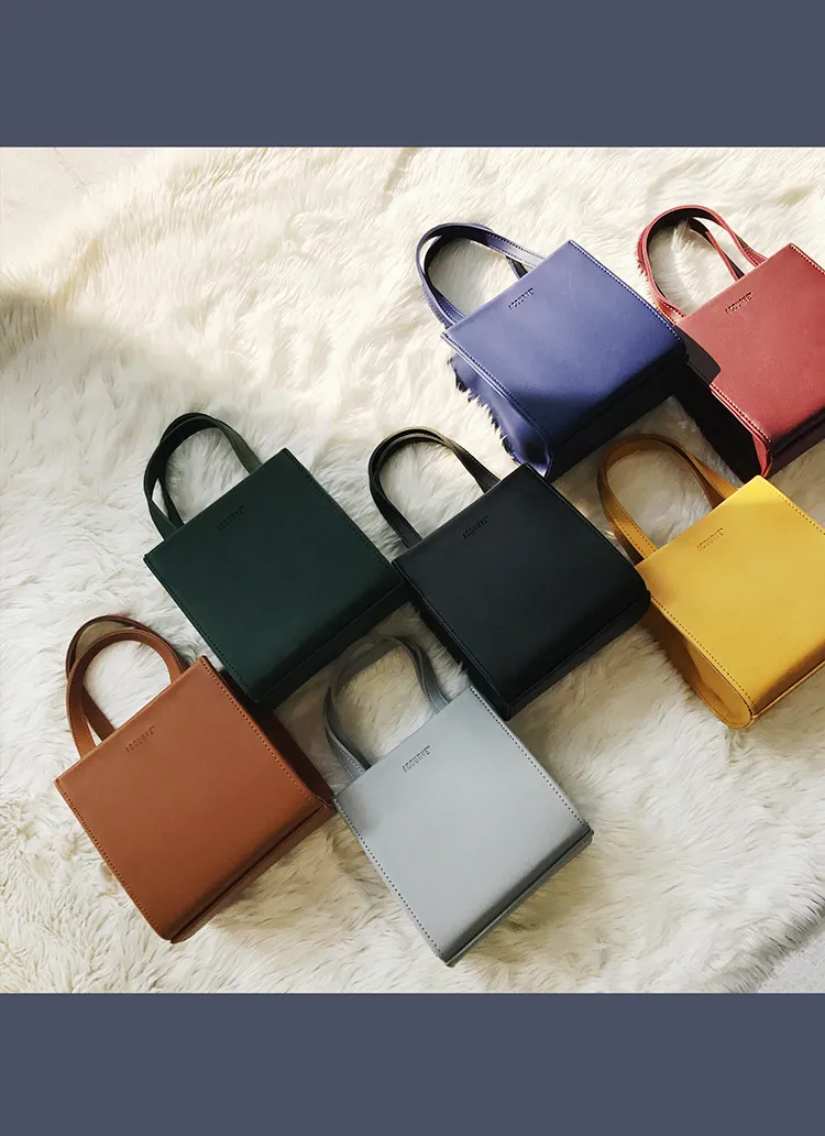 <font color=red><b>○雑誌掲載商品○</b></font>スクエアハンドバッグ・全8色 | DHOLIC | 詳細画像1