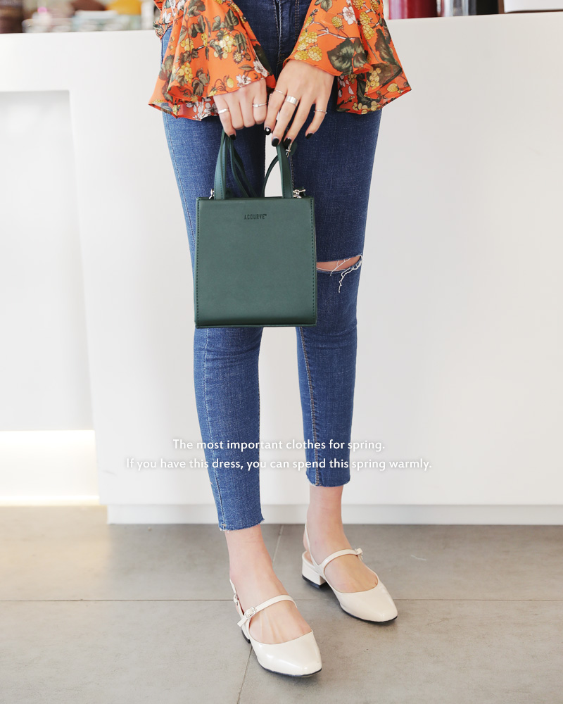 <font color=red><b>○雑誌掲載商品○</b></font>スクエアハンドバッグ・全8色 | DHOLIC | 詳細画像5