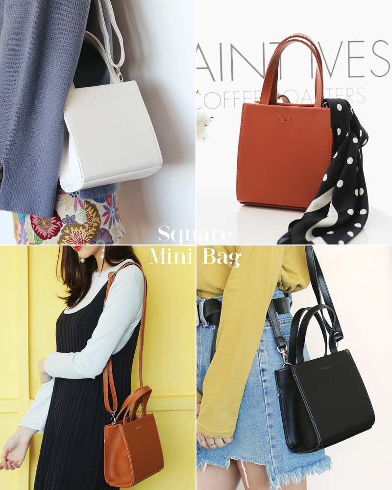 <font color=red><b>○雑誌掲載商品○</b></font>スクエアハンドバッグ・全8色 | DHOLIC | 詳細画像6