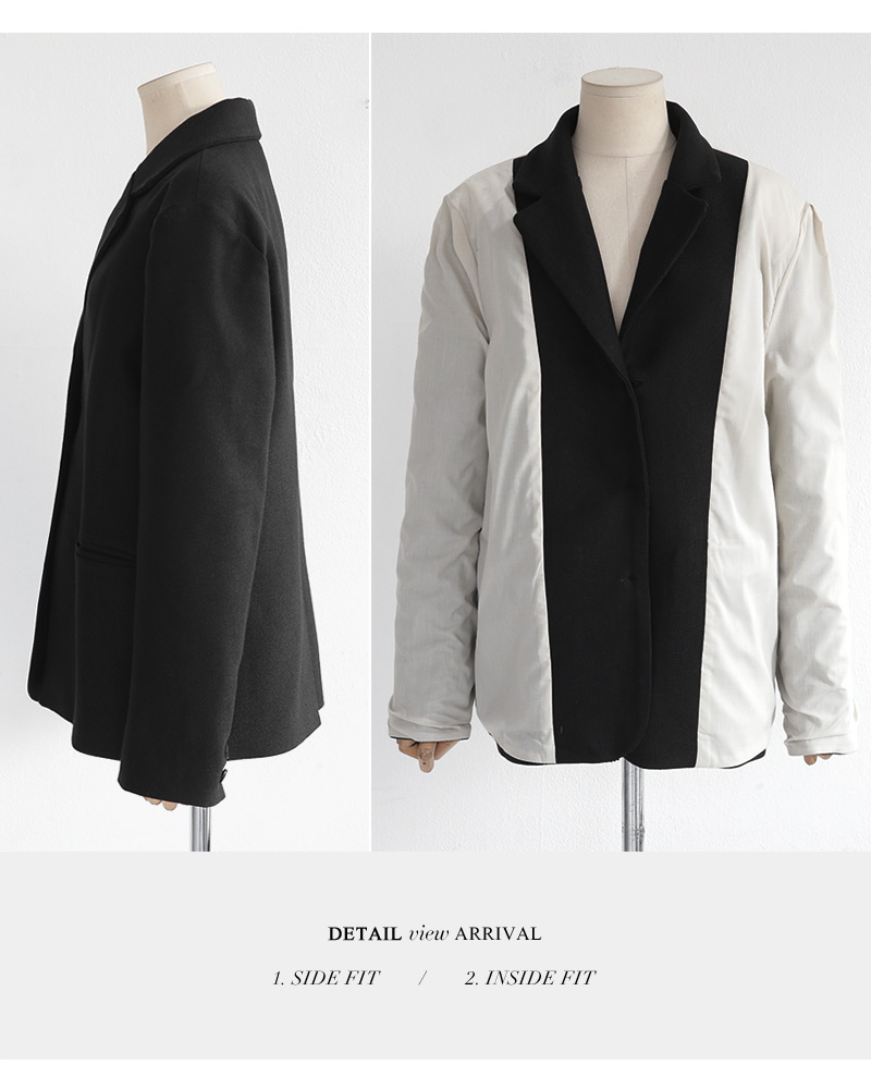 ボクシーブラックシングルジャケット・全1色 | DHOLIC | 詳細画像21