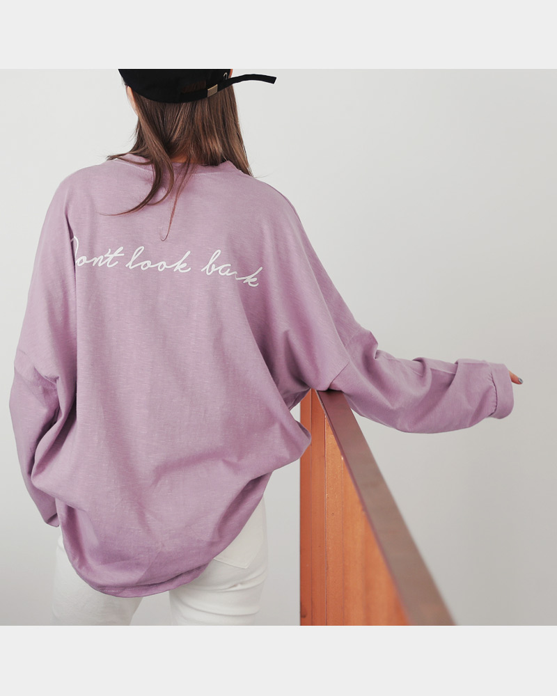 バックレタリングオーバーサイズTシャツ・全4色 | DHOLIC | 詳細画像10