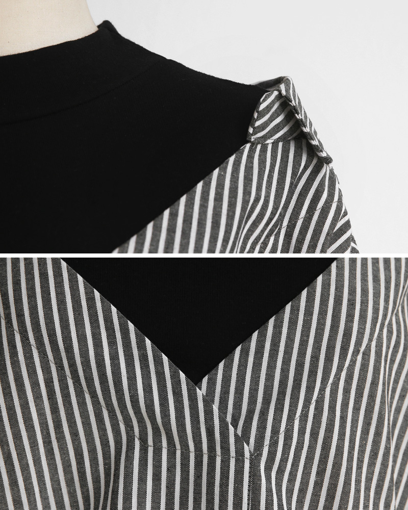 2TYPEモックネックレイヤードシャツ・全3色 | DHOLIC PLUS | 詳細画像21