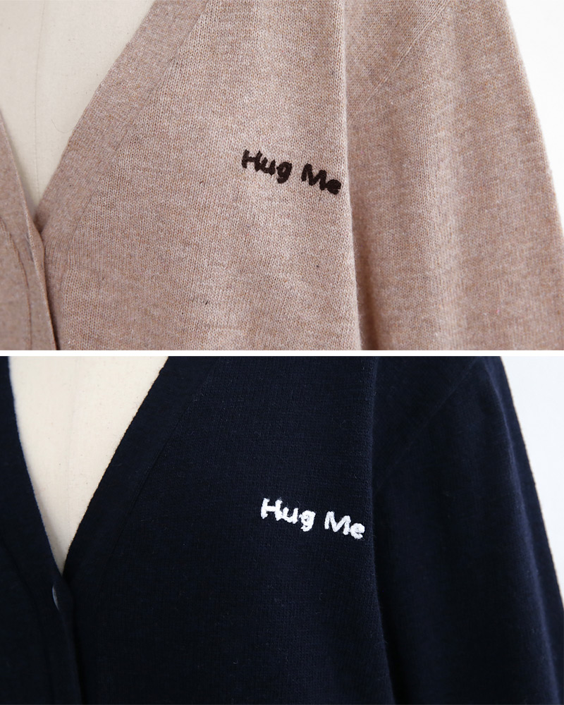 Hug Me刺繍ウールブレンドニットカーディガン・全6色 | DHOLIC | 詳細画像35