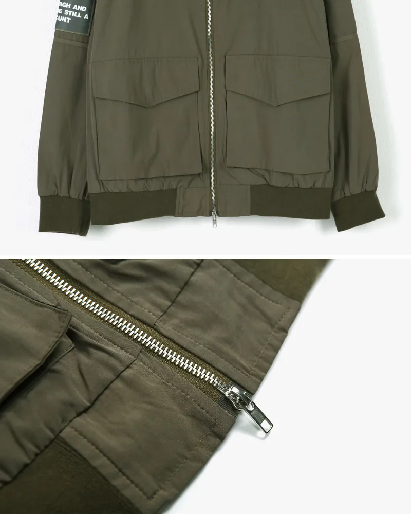英字レタリングパッチポイントMA-1ジャケット・全2色 | 詳細画像25
