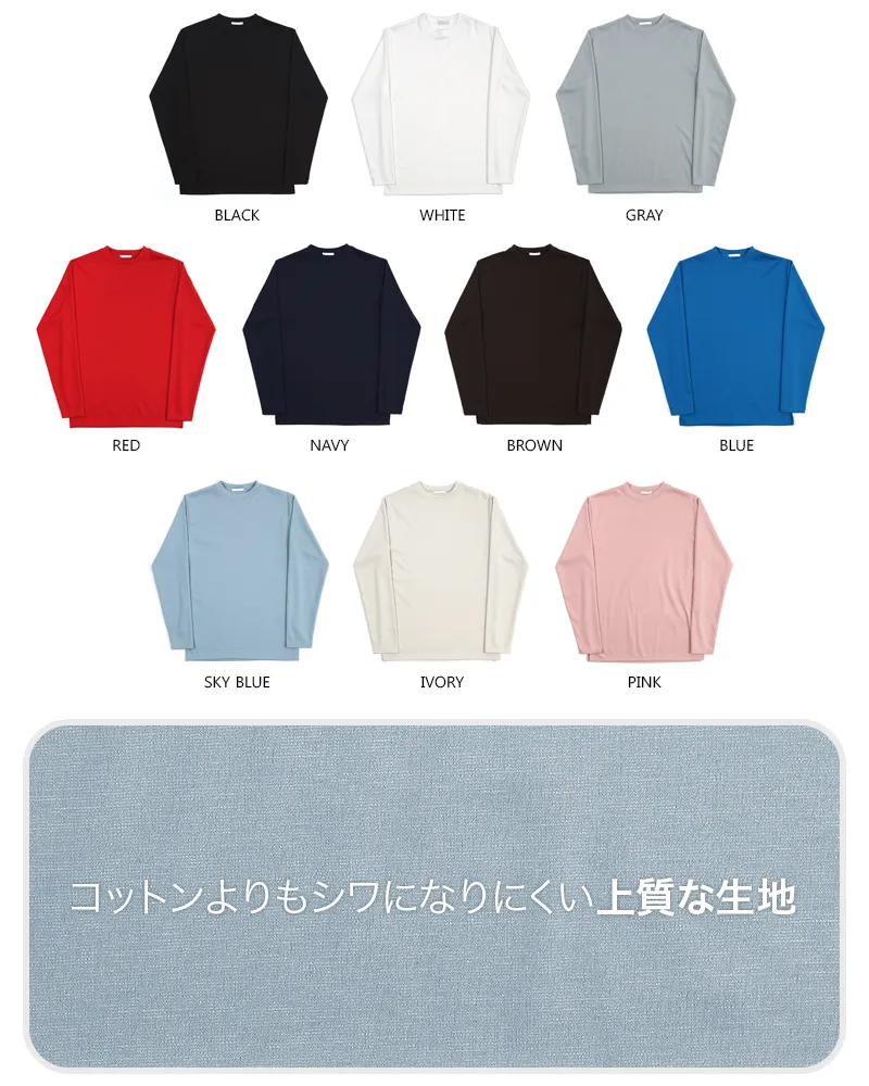 10COLORSラウンドネックTシャツ・全10色 | 詳細画像3