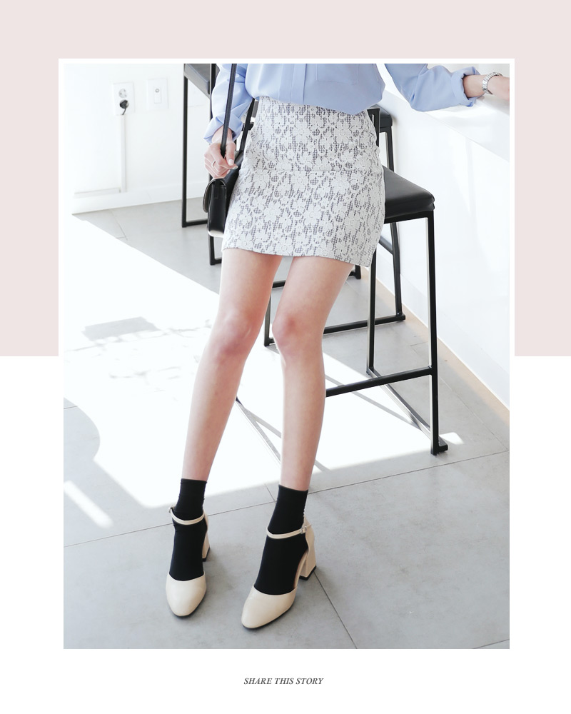 <font color=red><b><人気商品再入荷></b></font>バンドカラーネックスリットブラウス・全4色 | DHOLIC | 詳細画像11