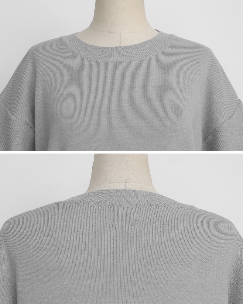 パフスリーブニットTシャツ&ウエストマークフレアスカートSET・全2色 | DHOLIC PLUS | 詳細画像33