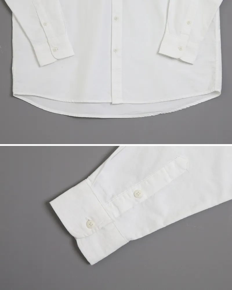 ボタンダウンコットンホワイトシャツ・全1色 | 詳細画像21