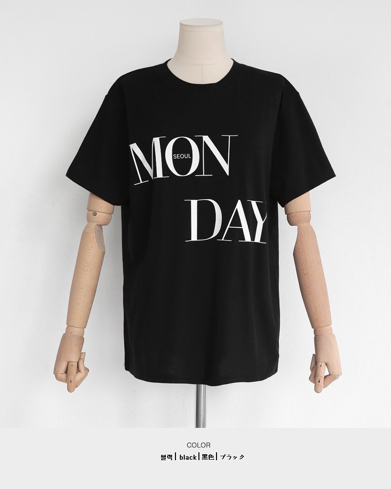 MON DAYショートスリーブTシャツ・全3色 | DHOLIC | 詳細画像23