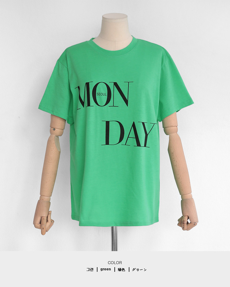 MON DAYショートスリーブTシャツ・全3色 | DHOLIC | 詳細画像24