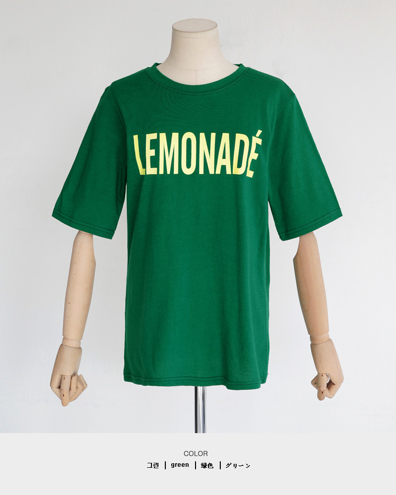 LEMONADEロゴショートスリーブTシャツ・全4色 | DHOLIC | 詳細画像23