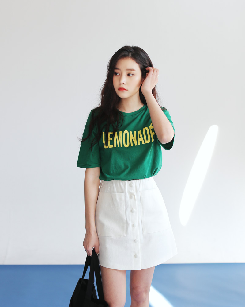 LEMONADEロゴショートスリーブTシャツ・全4色 | DHOLIC | 詳細画像4