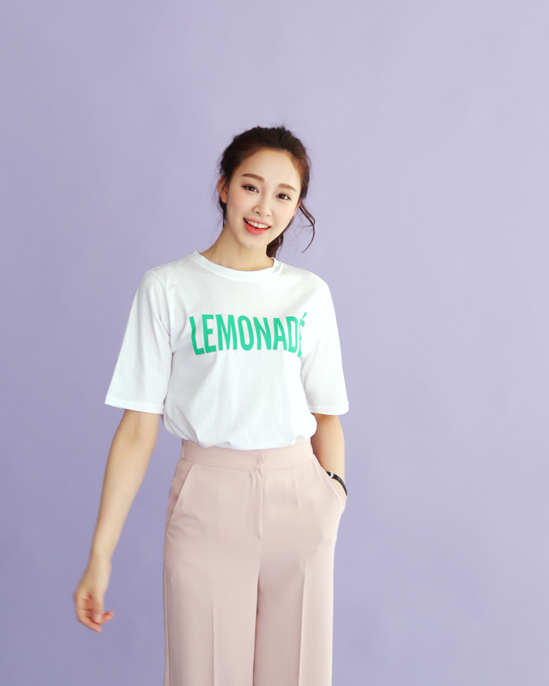 LEMONADEロゴショートスリーブTシャツ・全4色 | DHOLIC | 詳細画像11