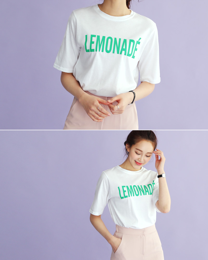 LEMONADEロゴショートスリーブTシャツ・全4色 | DHOLIC | 詳細画像13