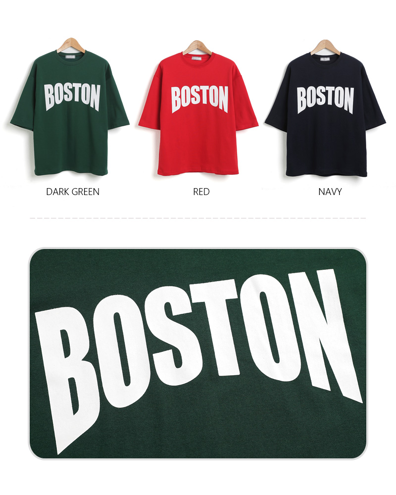 BOSTONロゴボクシーTシャツ・全3色 | 詳細画像3