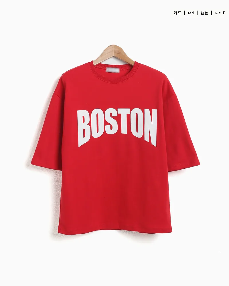 BOSTONロゴボクシーTシャツ・全3色 | 詳細画像24
