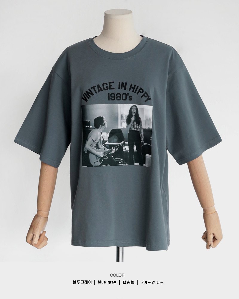 VINTAGEプリントショートスリーブTシャツ・全4色 | DHOLIC | 詳細画像36