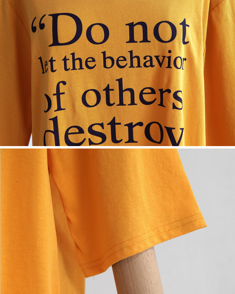 フロントレタリングコットンTシャツ・全4色 | DHOLIC | 詳細画像32