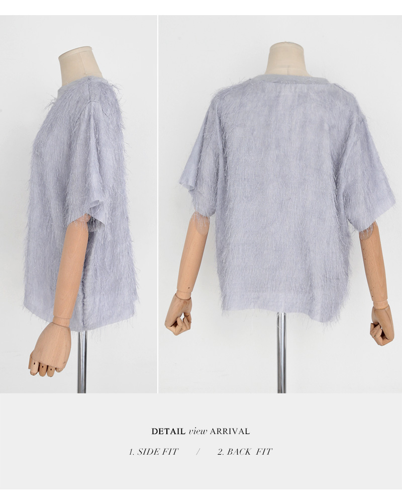 シャギーカットショートスリーブTシャツ・全2色 | DHOLIC PLUS | 詳細画像20