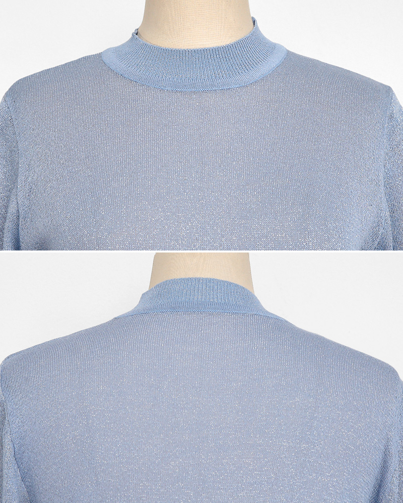 グリッターニットTシャツ&ミモレスカートSET・全4色 | DHOLIC PLUS | 詳細画像28