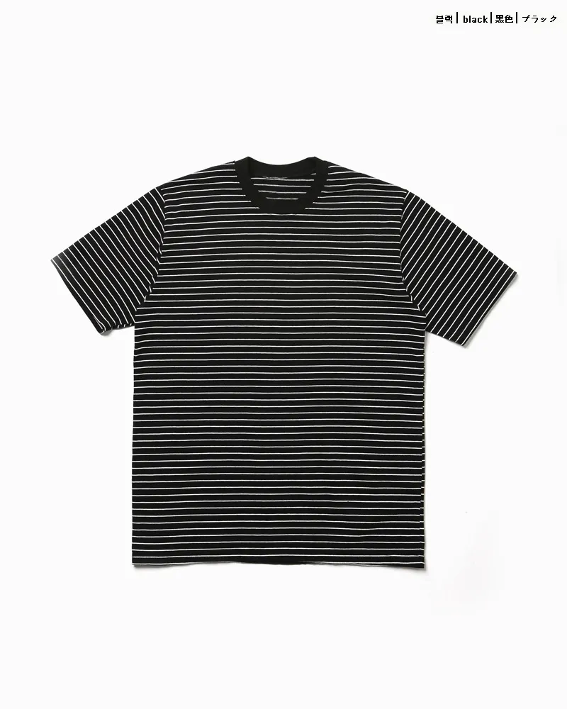 ボーダーパターンショートスリーブTシャツ・全6色 | 詳細画像29