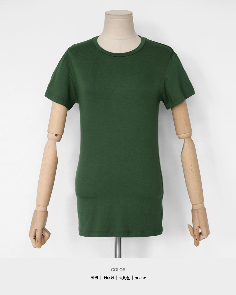 ラウンドネックショートスリーブTシャツ・全5色 | DHOLIC PLUS | 詳細画像25